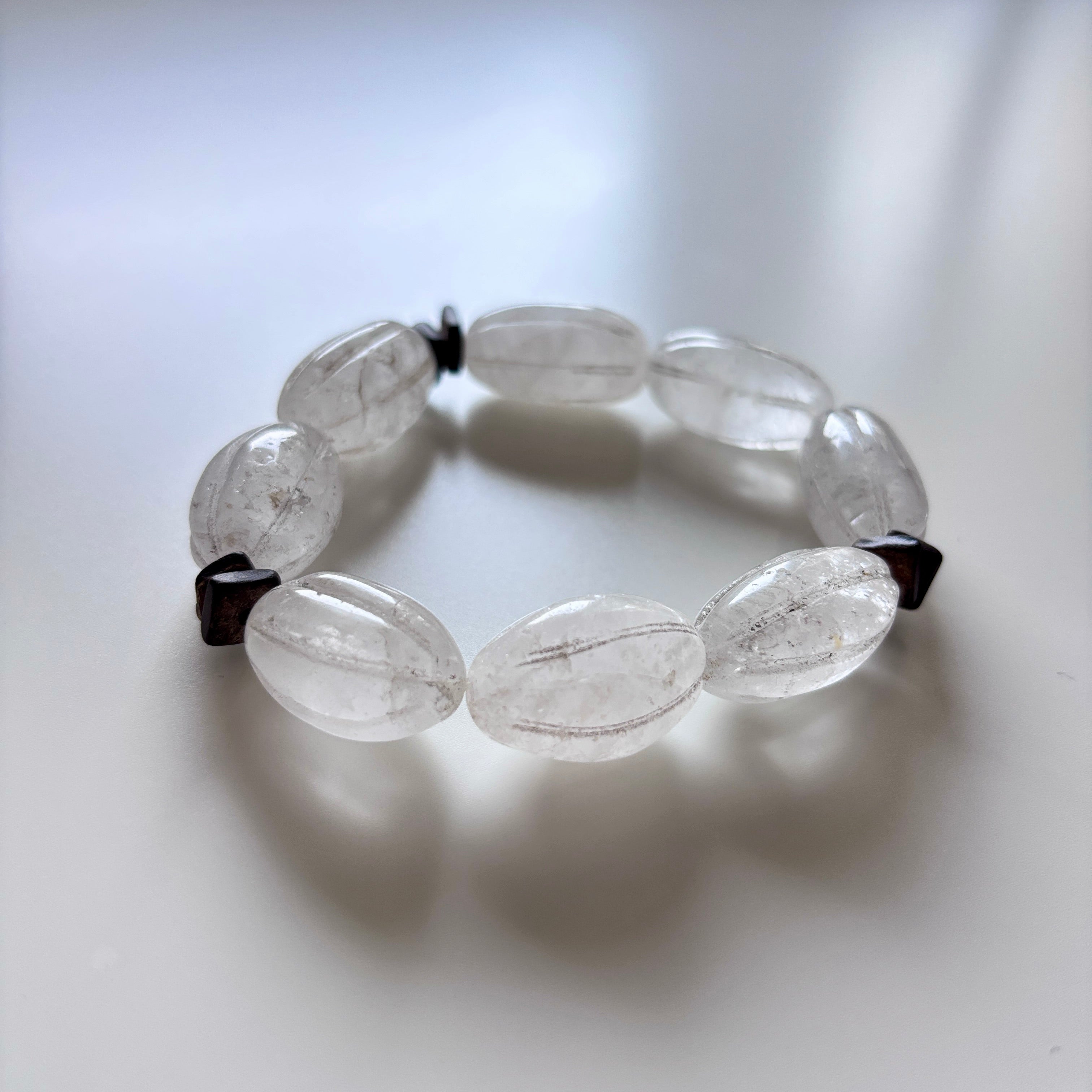 Natural Crystal Healing Bracelet • Energy Cleansing Jewelry