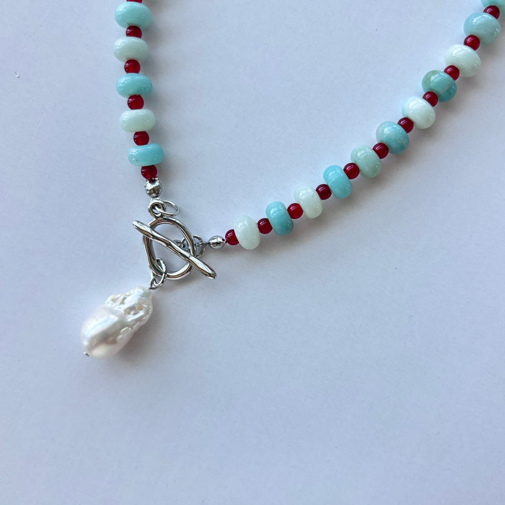 Detail of Amazon Mist Necklace