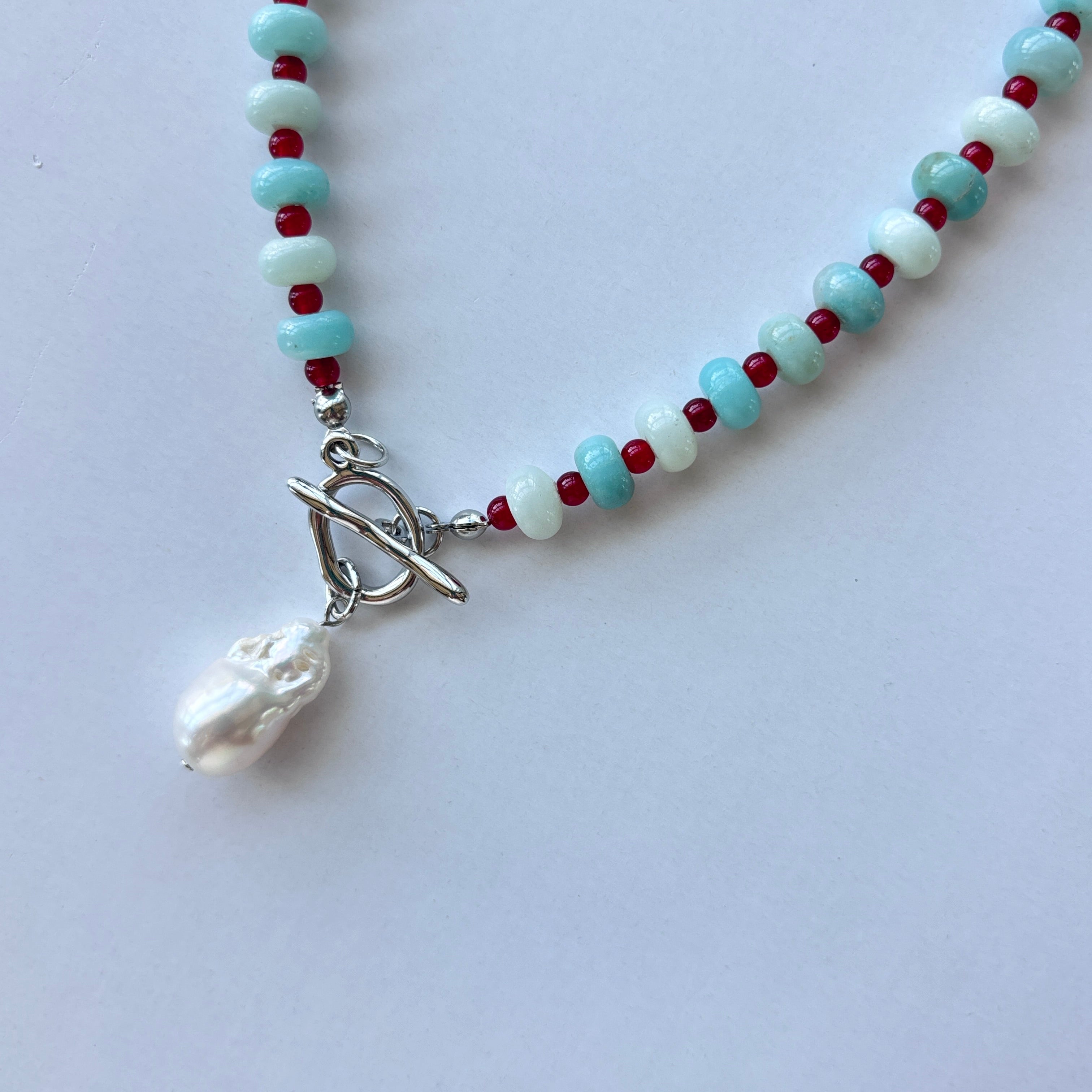 Detail of Amazon Mist Necklace
