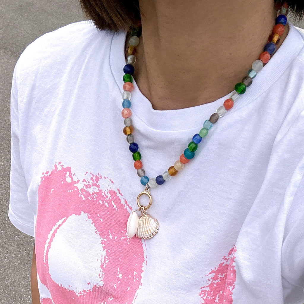 Model wearing Beach Mood Necklace