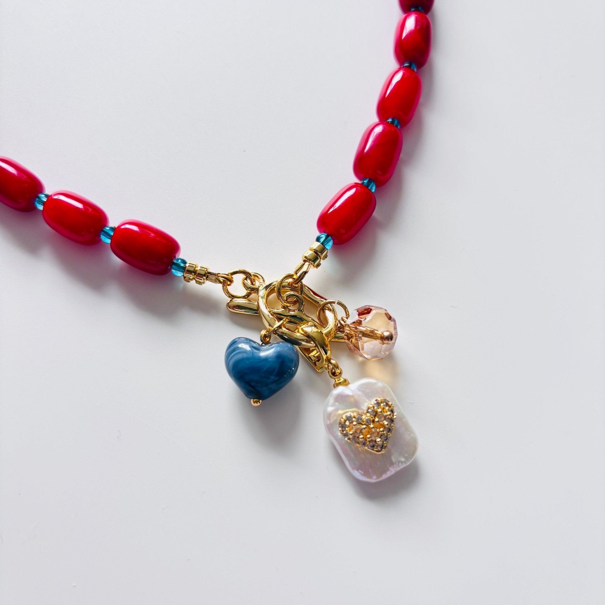 Detail of Berry Candy Necklace