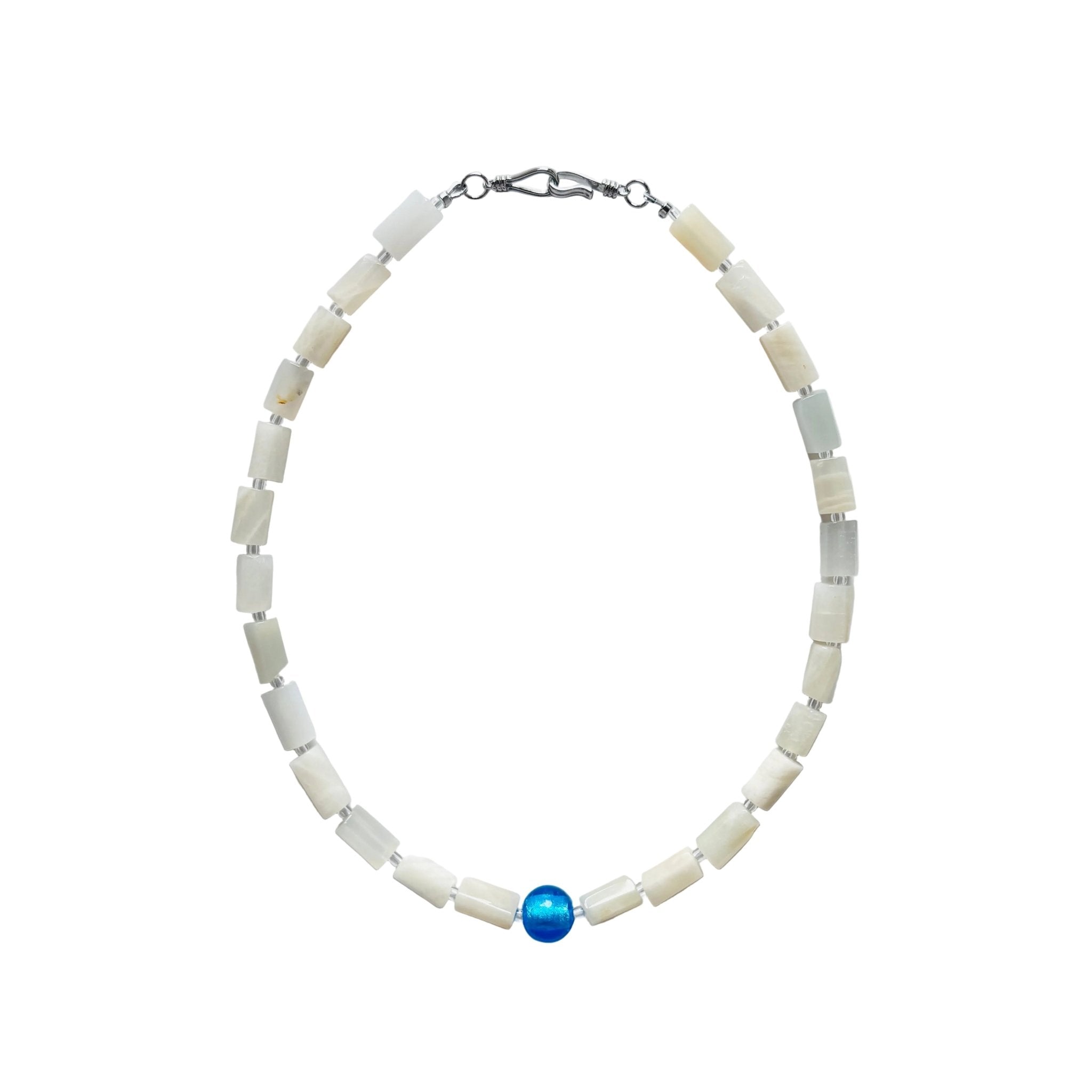 Blue Dot Necklace