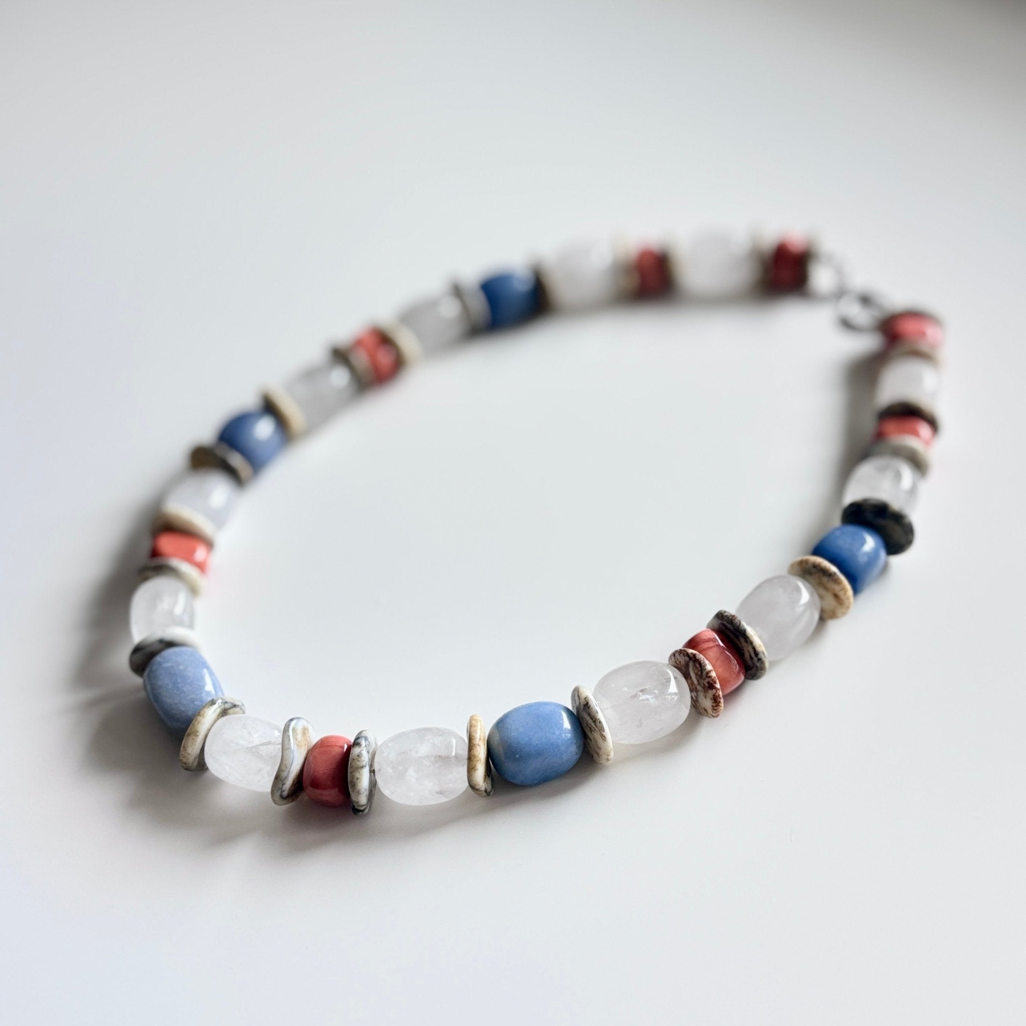 Blue Horizon - Sodalite & Nature Stone Necklace