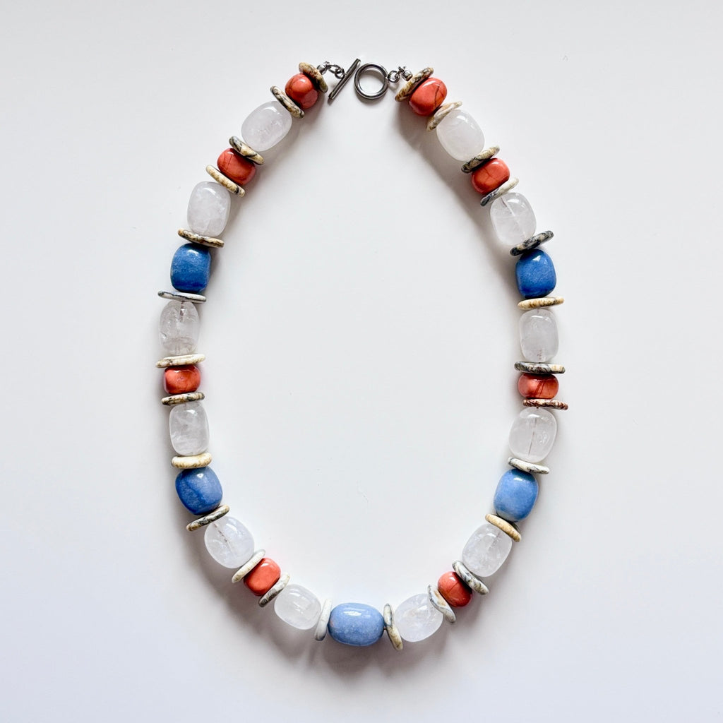 Blue Horizon - Sodalite & Nature Stone Necklace