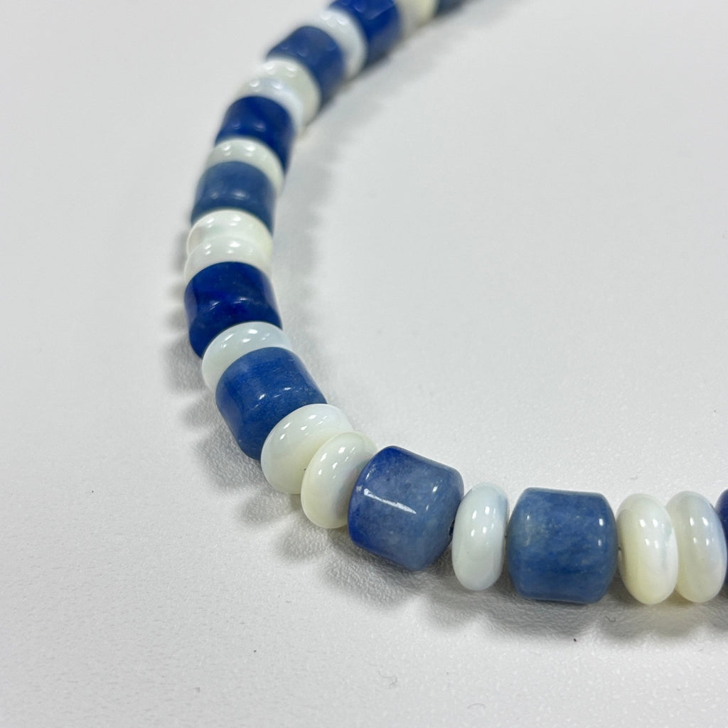 Detail of Blue Tide Necklace