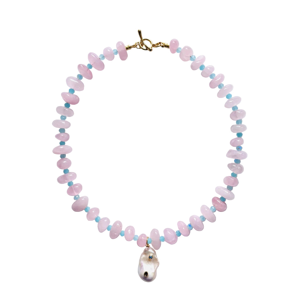 Blush Petal Necklace