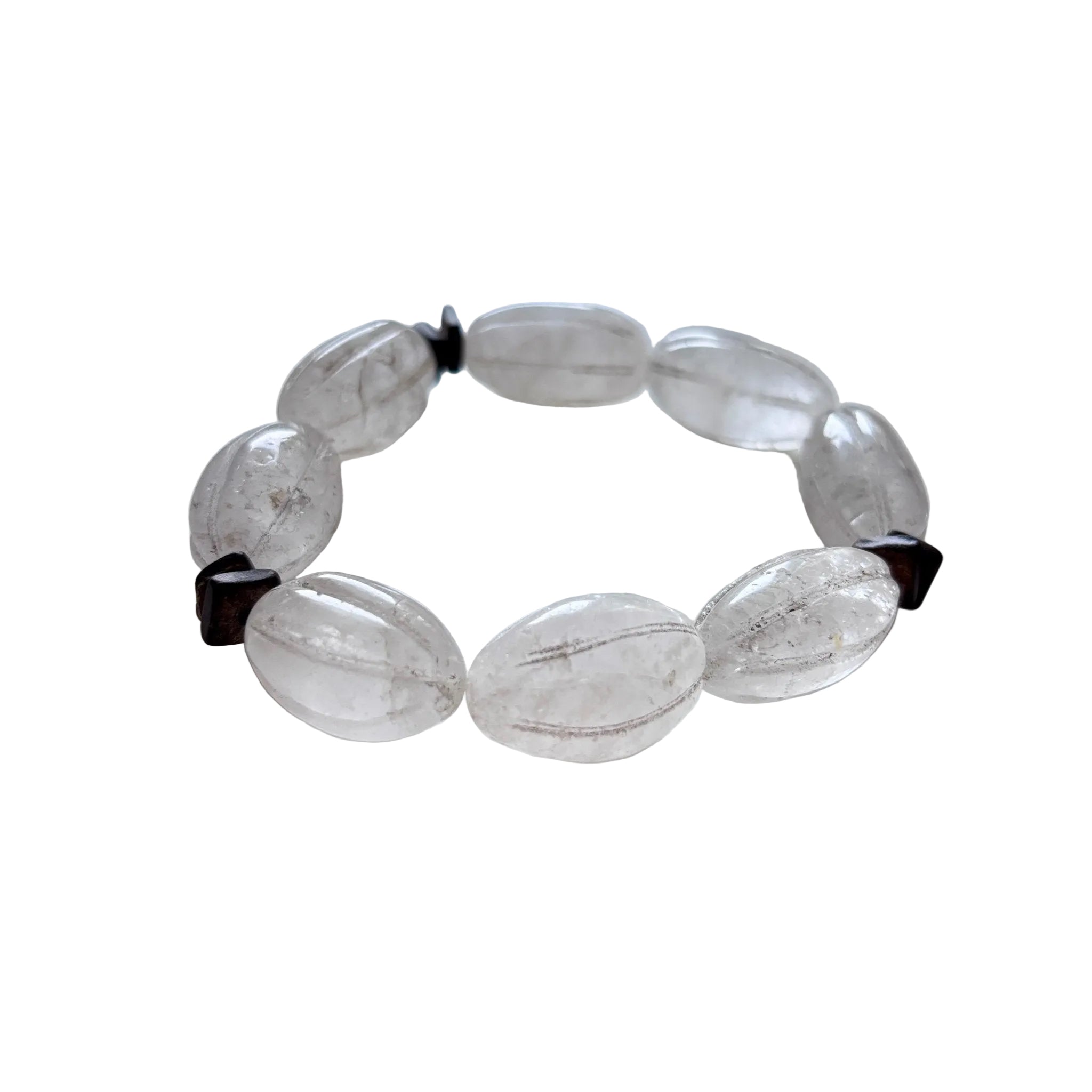 Clear Aura Natural Crystal Bracelet