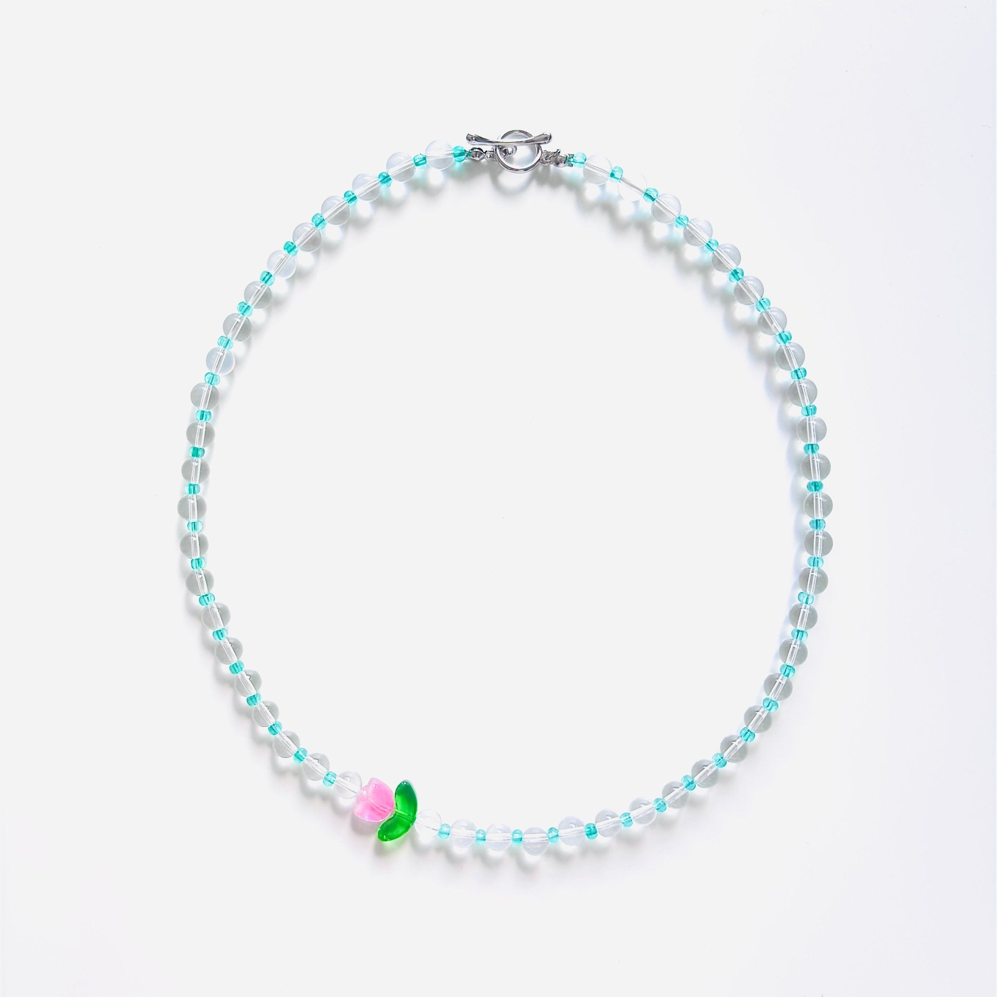 Image of Crystal Flower Necklace