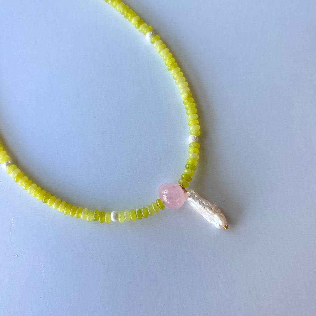 Detail of Lemon Gelato Necklace