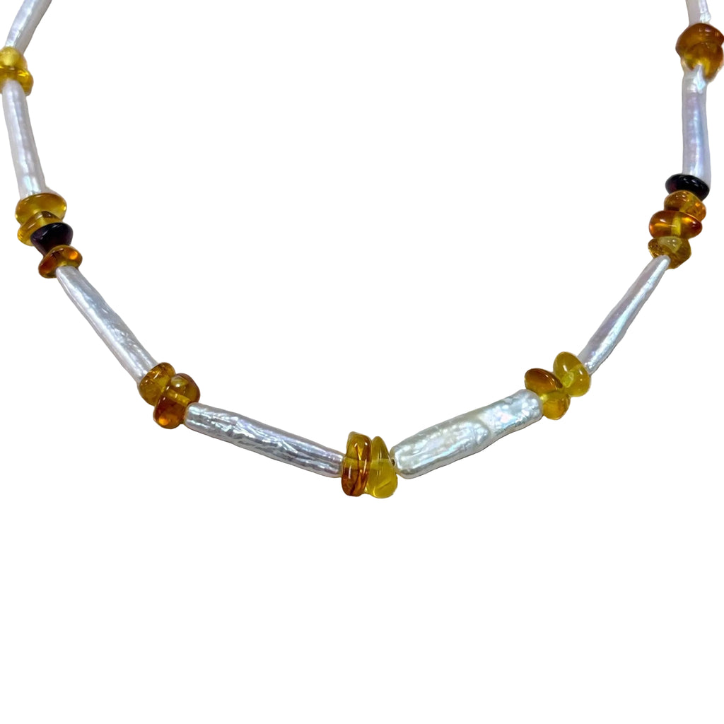 Detail of Golden Glow Necklace