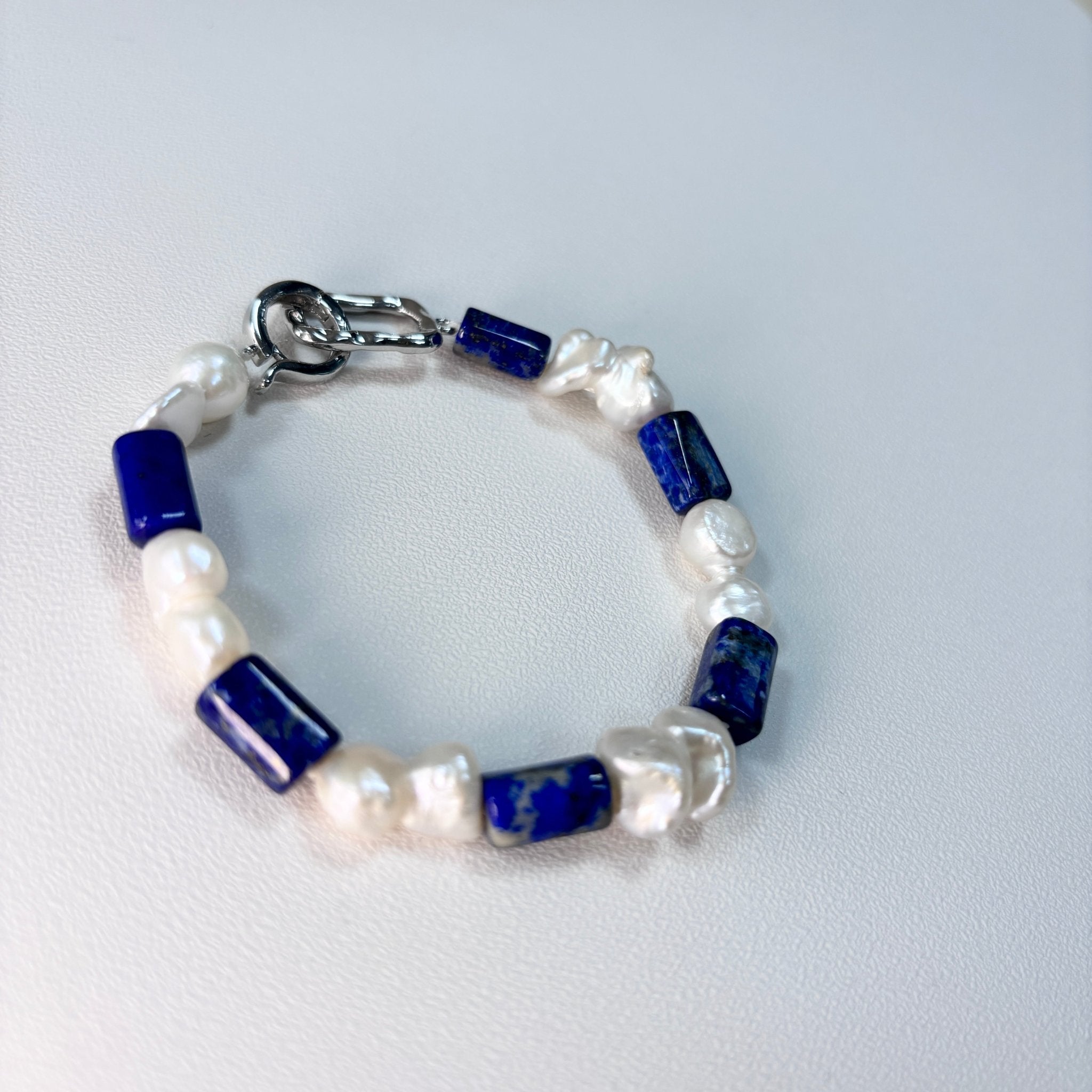 Detail of Midnight Pearl Bracelet