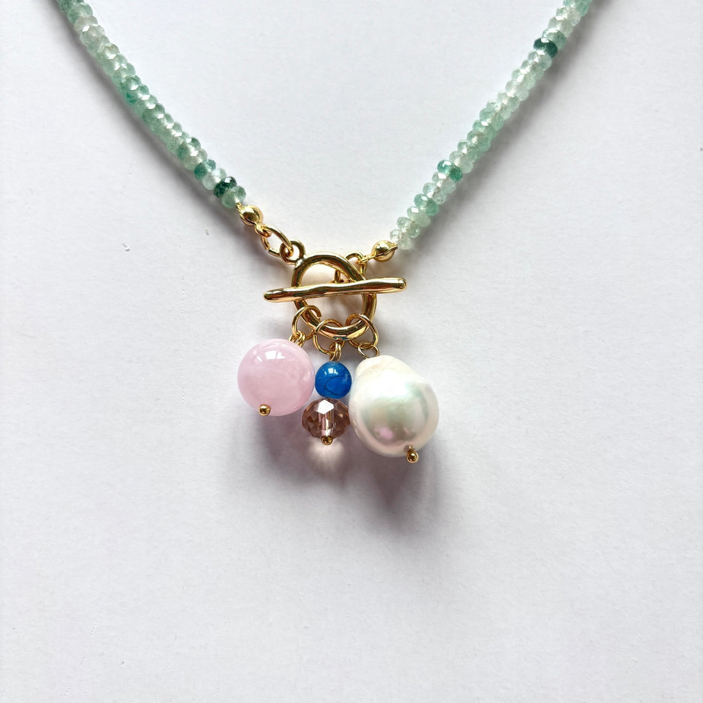 Detail of Mint Breeze Necklace