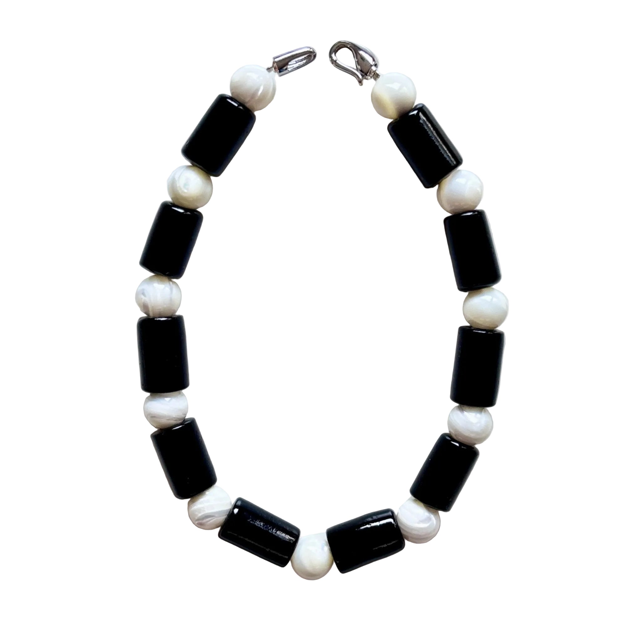 Monsoon Tide Nepalese Glass & Trochus Shell Choker