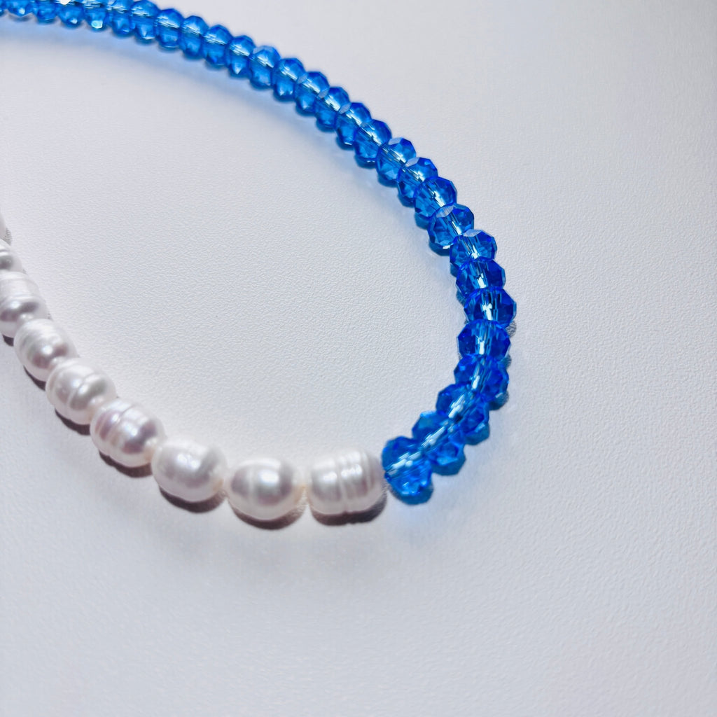 Detail of Night Sky Ocean Glow Necklace