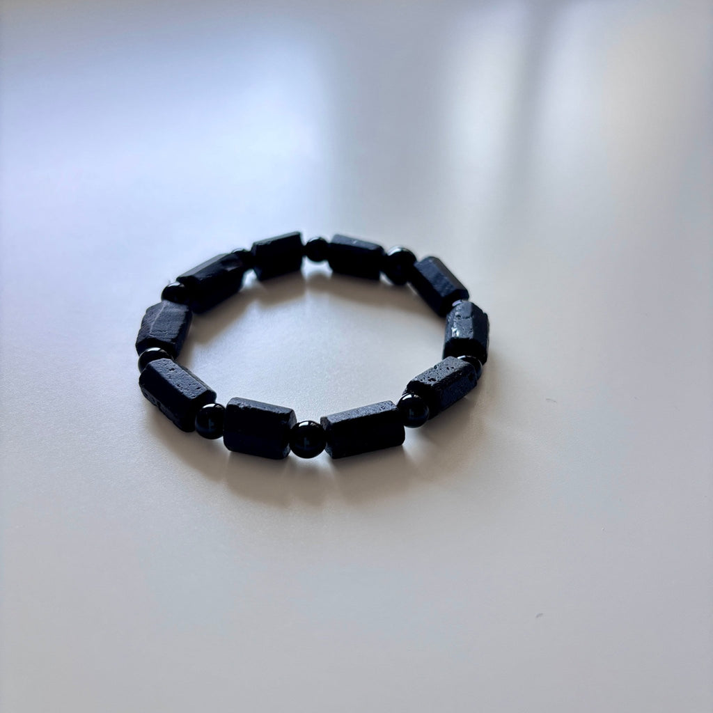 Obsidian Shield - Black Tourmaline Bracelet