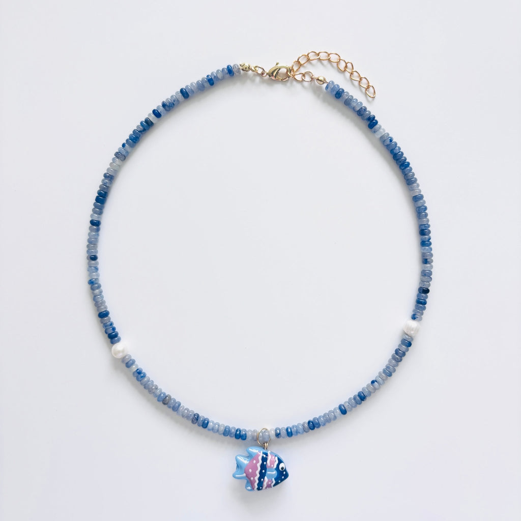 Ocean Fish Pendant Necklace