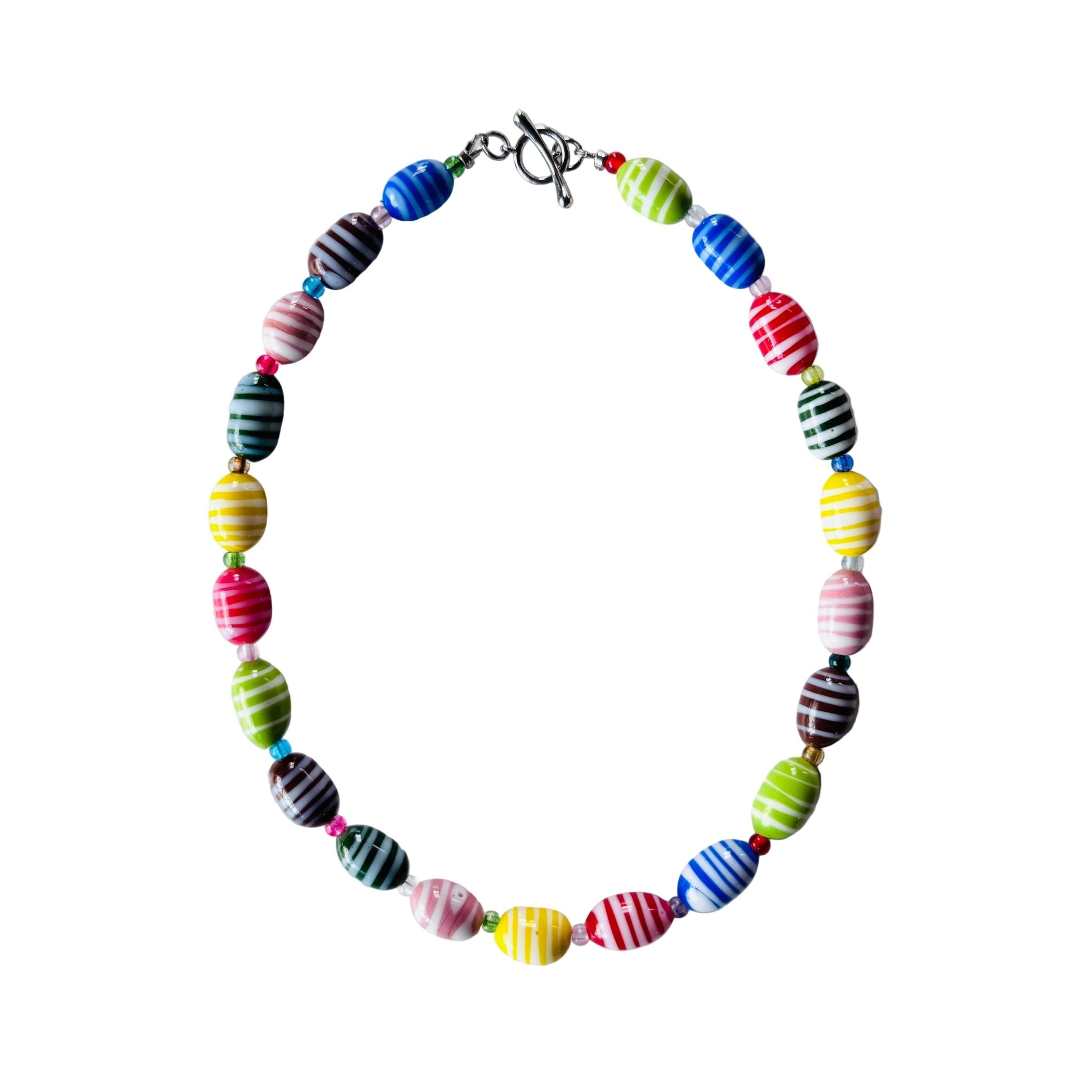 Rainbow Stripe Necklace
