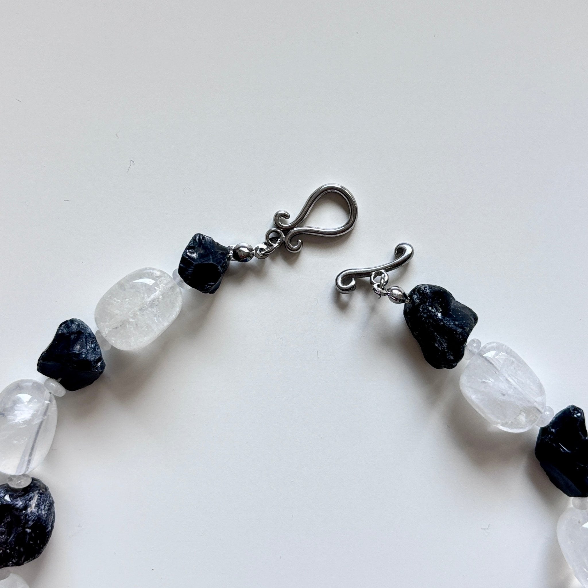 Detail of Raw Essence Raw Stone Necklace