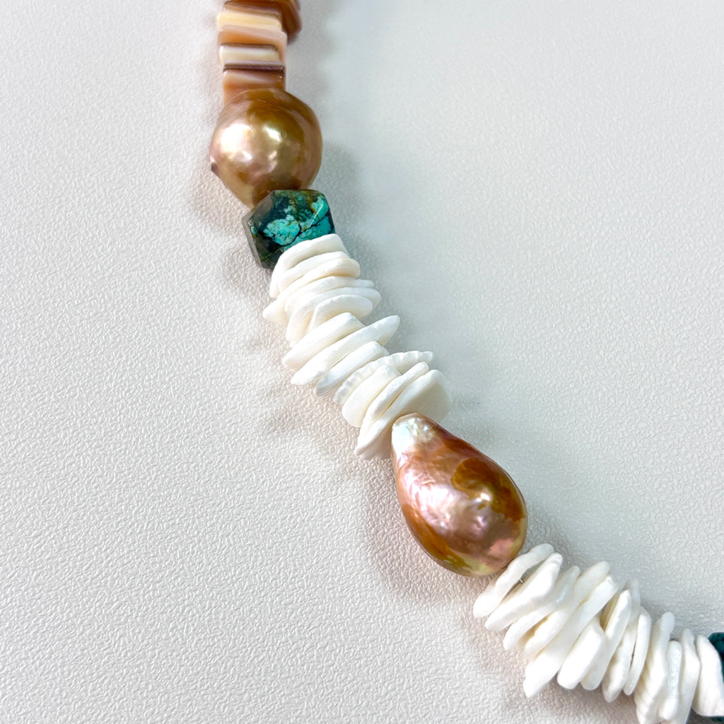 Detail of Seaside Garden Necklace