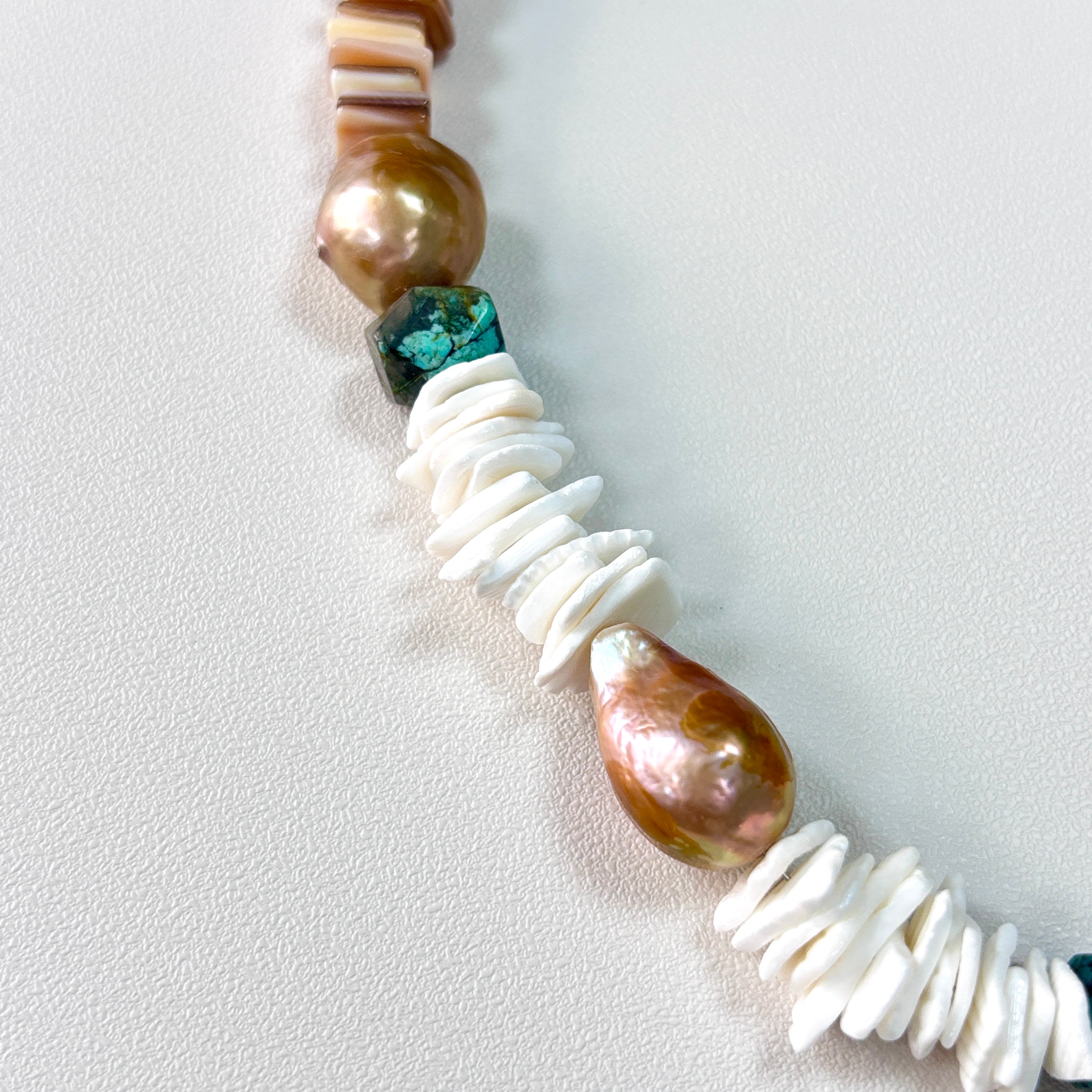 Detail of Seaside Garden Necklace