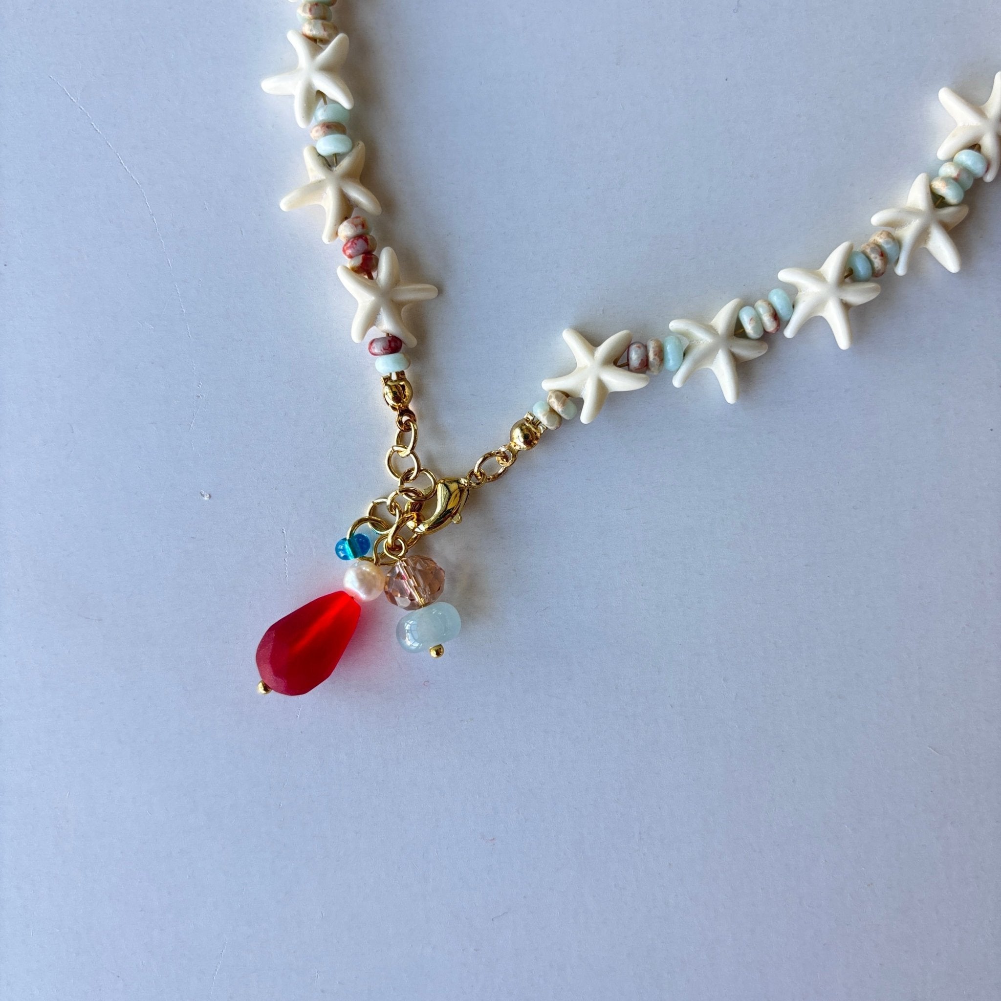 Detail of Starfish Necklace