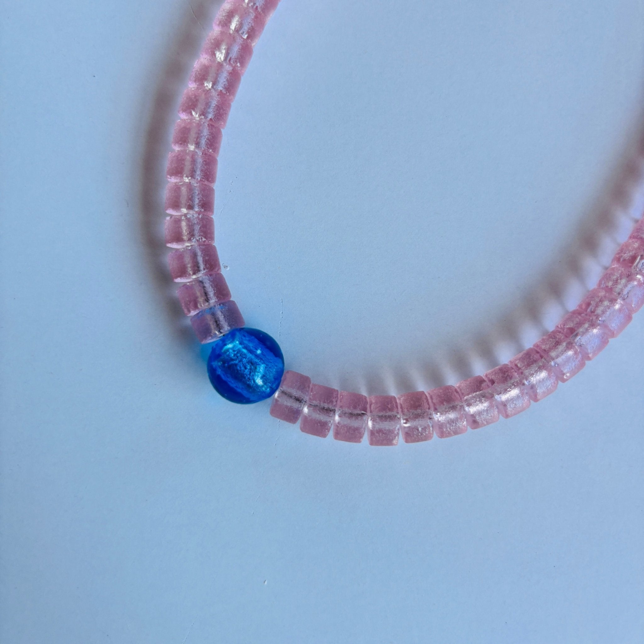 Detail of Pink Sugar Pop Necklace