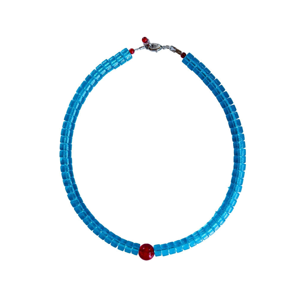 Ocean Blue Sugar Pop Necklace 