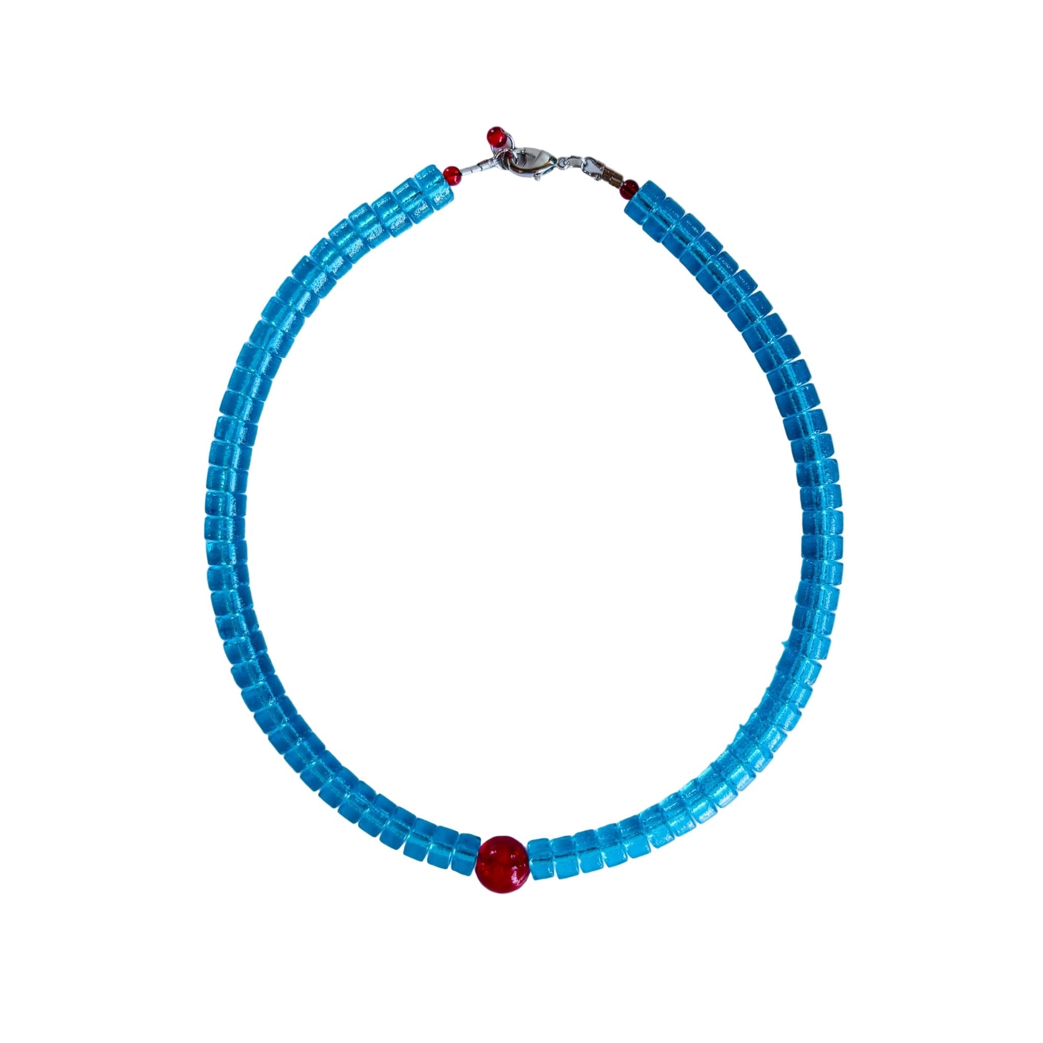 Ocean Blue Sugar Pop Necklace 