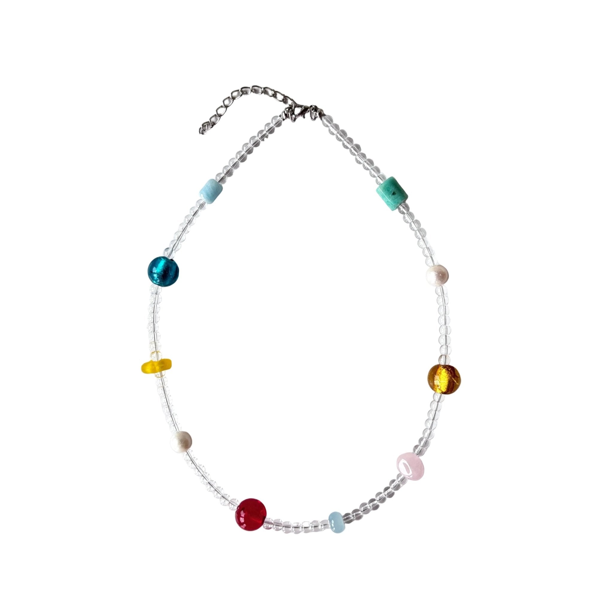 Summer Palette Necklace Red