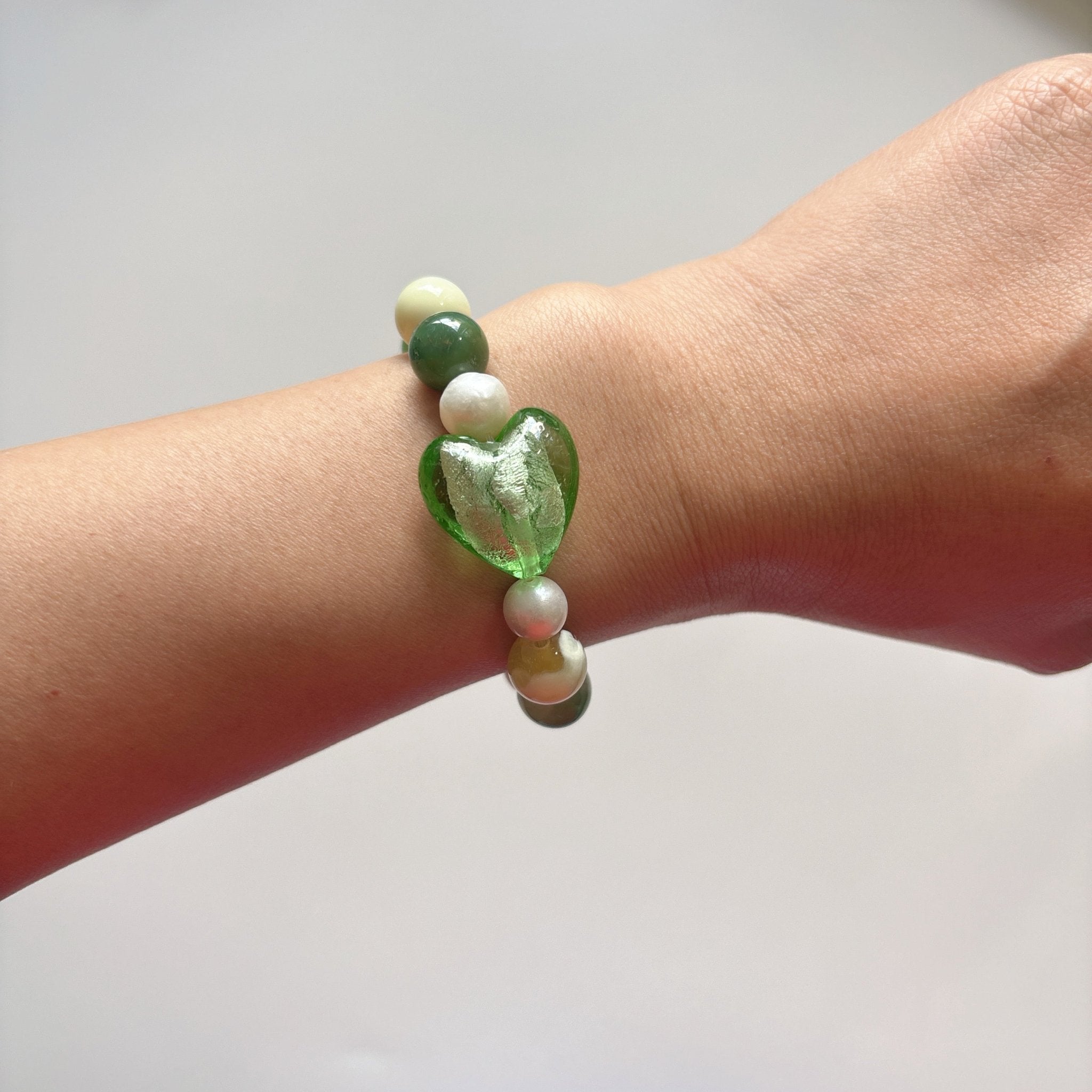 Model wearing Sunlit Garden Bracelet