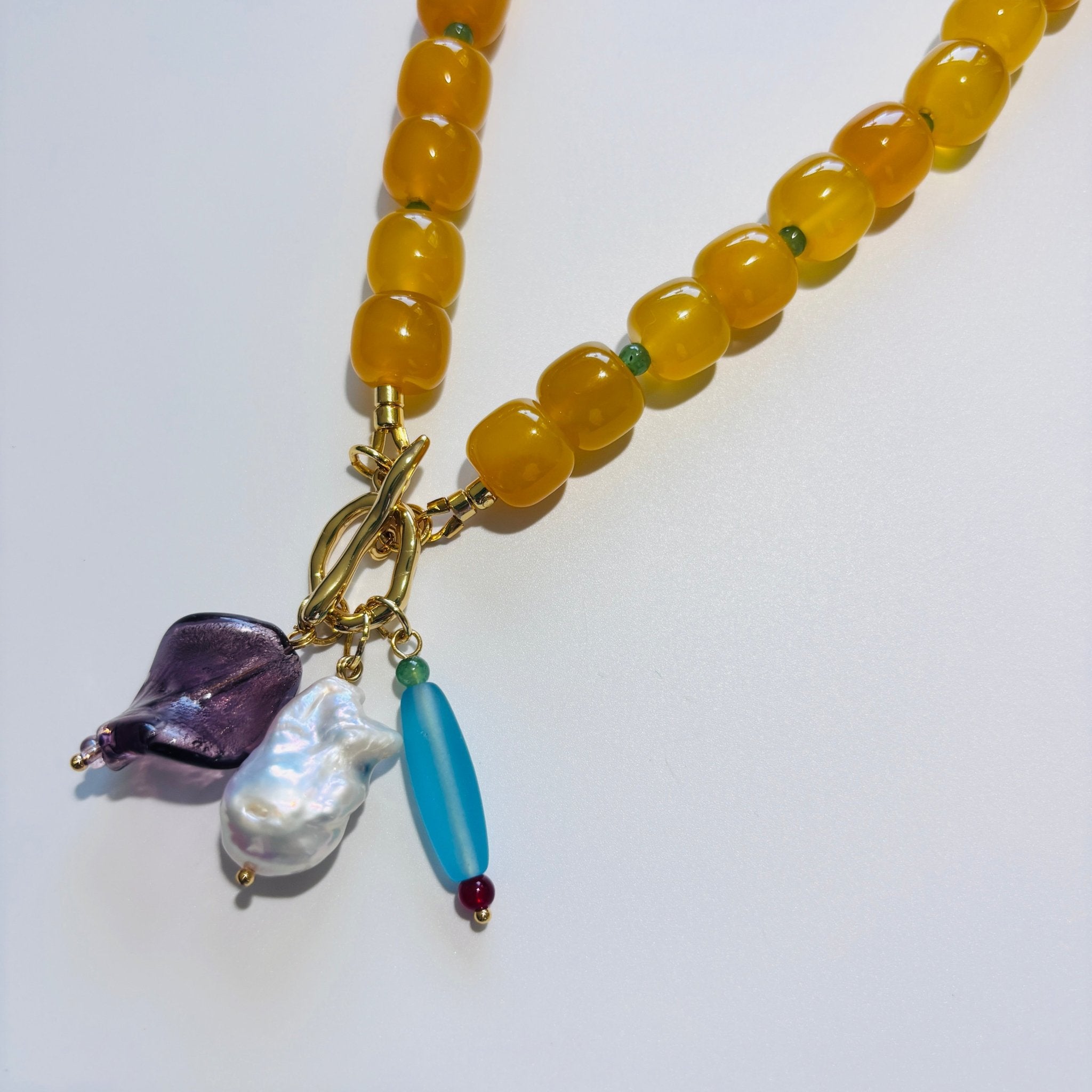 Detail of Sweet Honey Necklace